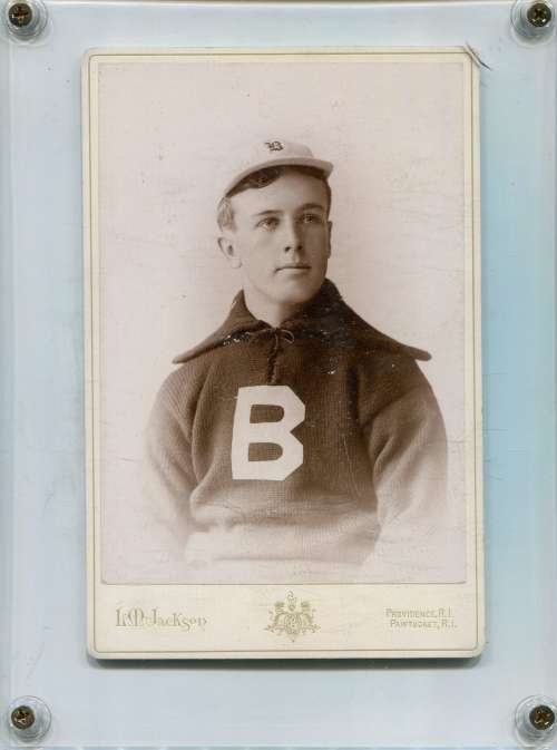 Early Base Ball Player Portrait Providence, RI Studio